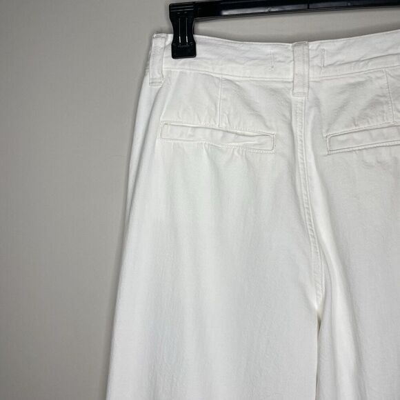 MADEWELL Harlow Wide Leg Jeans Women 27 Airy Denim Tile White NO670 - Picture 10 of 16